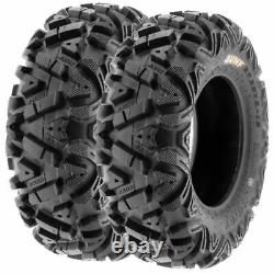 SunF ATV UTV TIRES FULL SET 4 25x8-12 25x8x12 Front 25x10-12 25x10x12 Rear 6PR