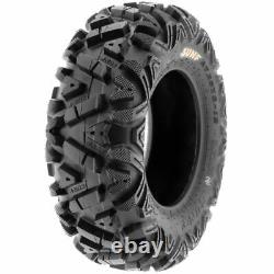 SunF ATV UTV TIRES FULL SET 4 25x8-12 25x8x12 Front 25x10-12 25x10x12 Rear 6PR