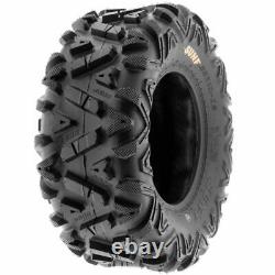 SunF ATV UTV TIRES FULL SET 4 25x8-12 25x8x12 Front 25x10-12 25x10x12 Rear 6PR