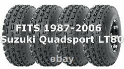 Suzuki Quadsport LT80 1987-2006 Full Set Wanda Sport ATV tires 19x7-8 19x7x8