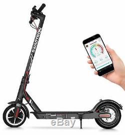 Swagtron High Speed Electric Scooter 8.5 Cushioned Tires Cruise Control SG-5S