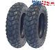 Tire Set Front Tire 120/90-10 Rear Tire 130/90-10 Fits On Honda Ruckus Kymco