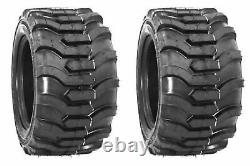 TWO 18x8.50-8 Lug Traction Lawn Tractor Tires 18 8.50 8 R-4Lawn TracLug 18x850