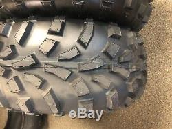 TWO NEW 25x11-12 KENDA K590 ATV /UTV TIRES (pair) POLARIS ETC. Replaces 25x10-12