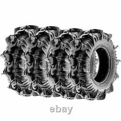 Terache 28x9-14 28x9x14 28 ATV Tires 8 Ply AZTEX Set of 4