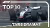 Top 10 Tyre Dramas In F1