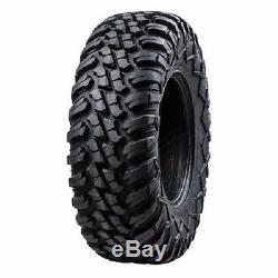 Tusk Terrabite Radial ATV UTV Tire Kit Set Of Four 4 Tires 27x9-14 And 27x11-14