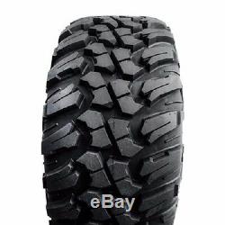 Tusk Terrabite Radial ATV UTV Tire Kit Set Of Four 4 Tires 27x9-14 And 27x11-14