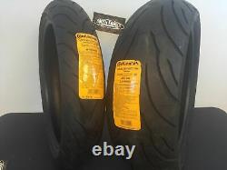 Two New Continental Motion Tires 120/70-17 200/50-17 Sport Bike Motorcycle Set