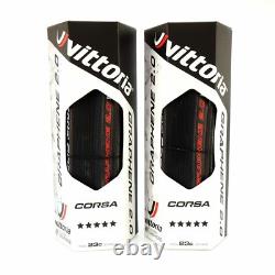 Vittoria Corsa 700 x 23C G2.0 Competition Full Black Clincher Tire For Road Bike