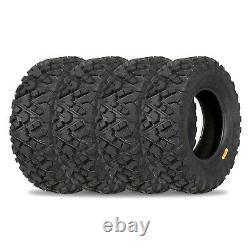 Weize All Terrain ATV UTV Tires 25x10-12 25x8-12 Front & Rear Full Set of 4