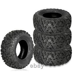 Weize All Terrain ATV UTV Tires 25x10-12 25x8-12 Front & Rear Full Set of 4