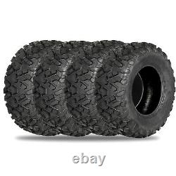 Weize All Terrain ATV UTV Tires 25x10-12 25x8-12 Front & Rear Full Set of 4