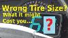 Wrong Tire Size What Does It Mean Automotive Education